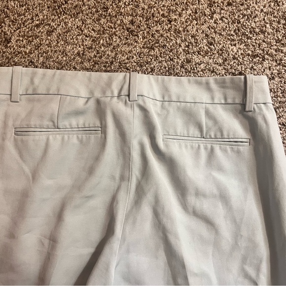 Theory Womens Mid Rise Slim Straight Pleated Dress Pants Light Blue Size 8 - Picture 16 of 16